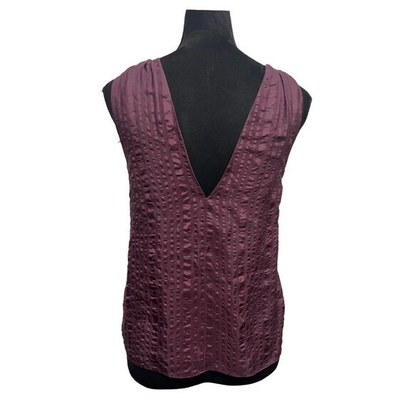 Frame Draped Silk Halter Top - Picture 3 of 6